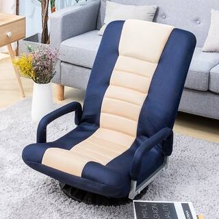Floor Video Rocker Gaming Chair Adjustable 7-Position Swivel Chair