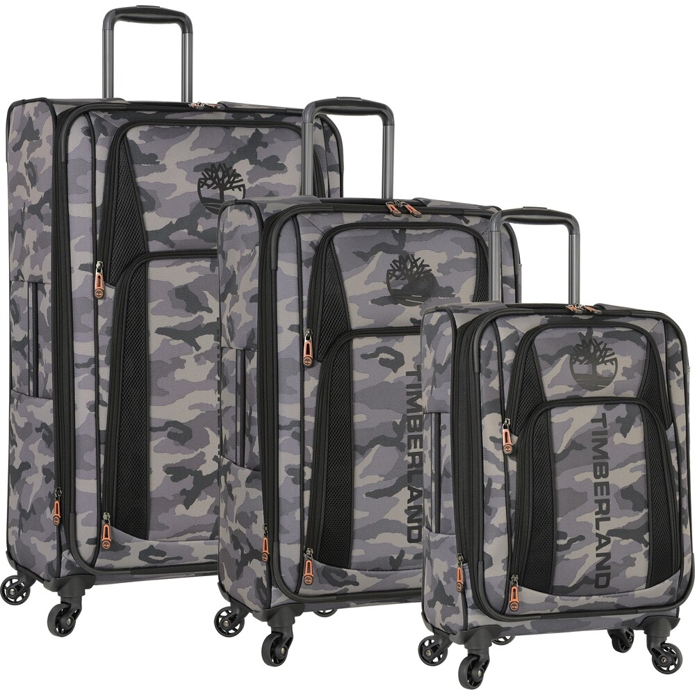 timberland camo luggage