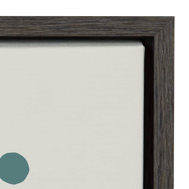 Kate and Laurel Sylvie Black Lion Framed Canvas By Rachel Lee