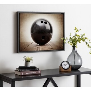 DesignOvation Sylvie Vintage Bowling Ball Canvas by Shawn St. Peter ...