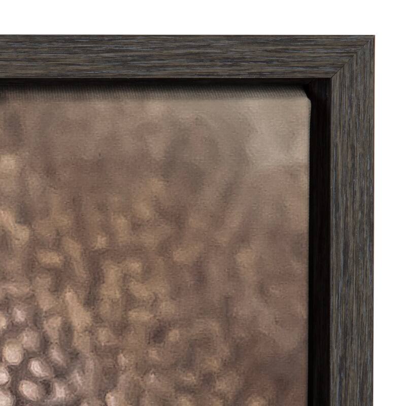 DesignOvation Sylvie Football Laces Framed Canvas by Shawn St. Peter