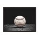 preview thumbnail 1 of 4, DesignOvation Sylvie Baseball Framed Canvas by Shawn St. Peter 18x24 - Plastic - Grey