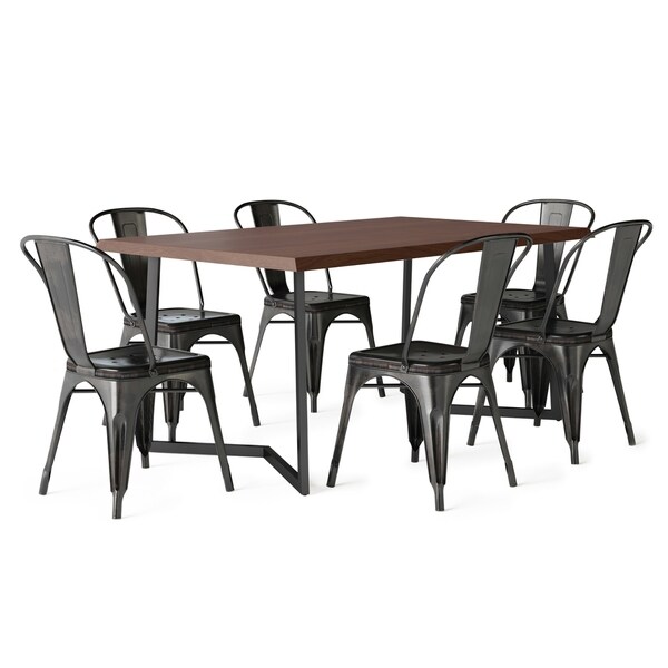 Simple living judith discount dining set with bench