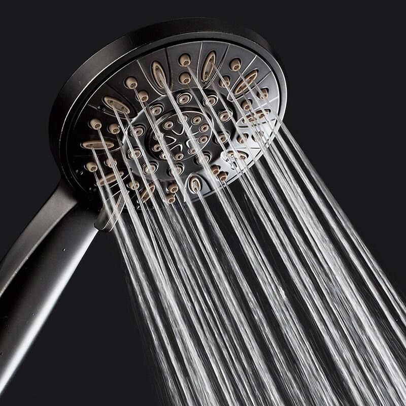 AquaDance Oil Brushed Bronze 6-Setting Hand Shower with Hose
