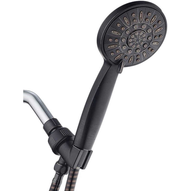 AquaDance Oil Brushed Bronze 6-Setting Hand Shower with Hose