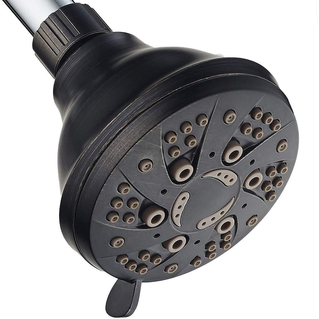 AquaDance Oil Rubbed Bronze 6 Setting Spiral Shower Head