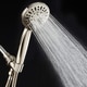 preview thumbnail 1 of 4, AquaDance Brushed Nickel High Pressure 6 Setting Hand Shower Gold