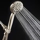 preview thumbnail 5 of 4, AquaDance Brushed Nickel High Pressure 6 Setting Hand Shower
