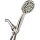 preview thumbnail 2 of 4, AquaDance Brushed Nickel High Pressure 6 Setting Hand Shower