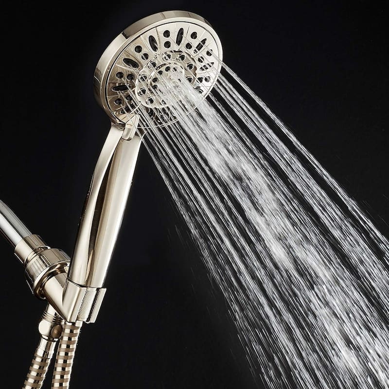 AquaDance Brushed Nickel High Pressure 6 Setting Hand Shower
