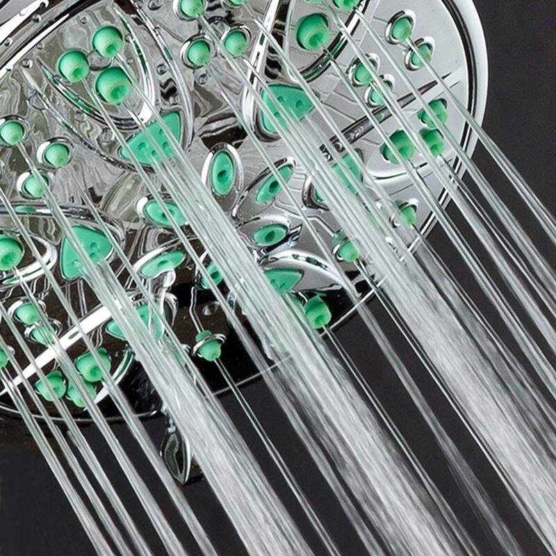 AquaDance Antimicrobial High Pressure 6 Setting Shower Head