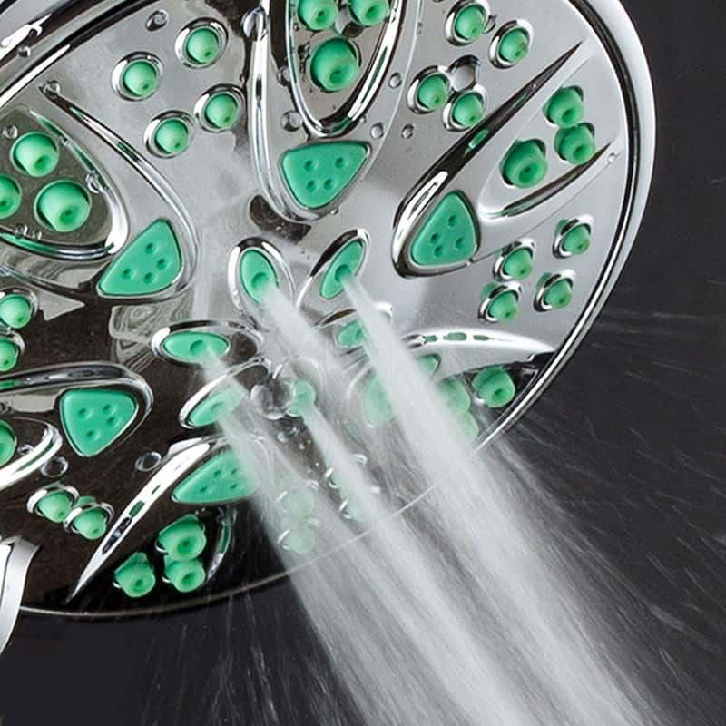 AquaDance Antimicrobial High Pressure 6 Setting Shower Head