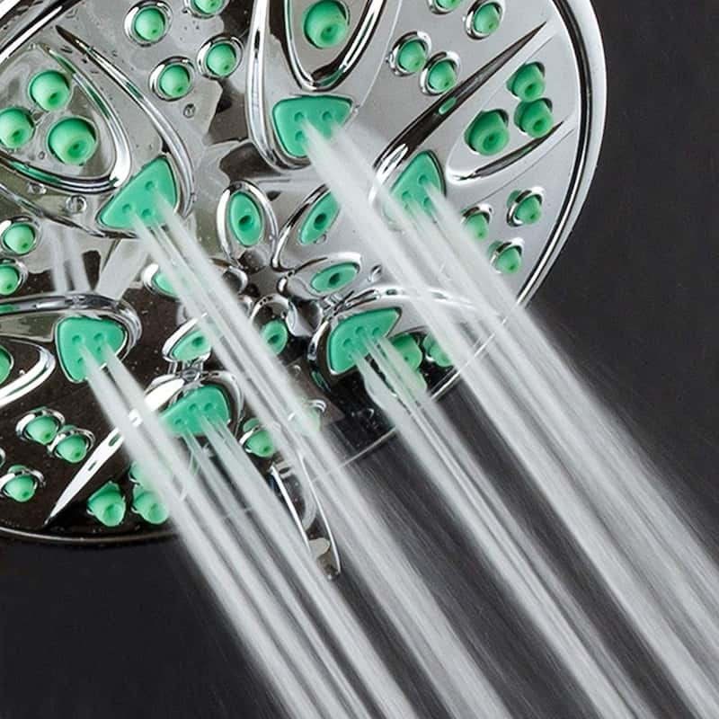 AquaDance Antimicrobial High Pressure 6 Setting Shower Head