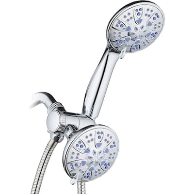 Microban Antimicrobial Multi-Setting Shower Head Combo Sunset Blue