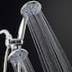 Microban Antimicrobial Multi-Setting Shower Head Combo Sunset Blue