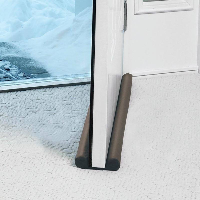 Jumbo Twin Draft Stopper Door Guard Energy Saver Doorstop
