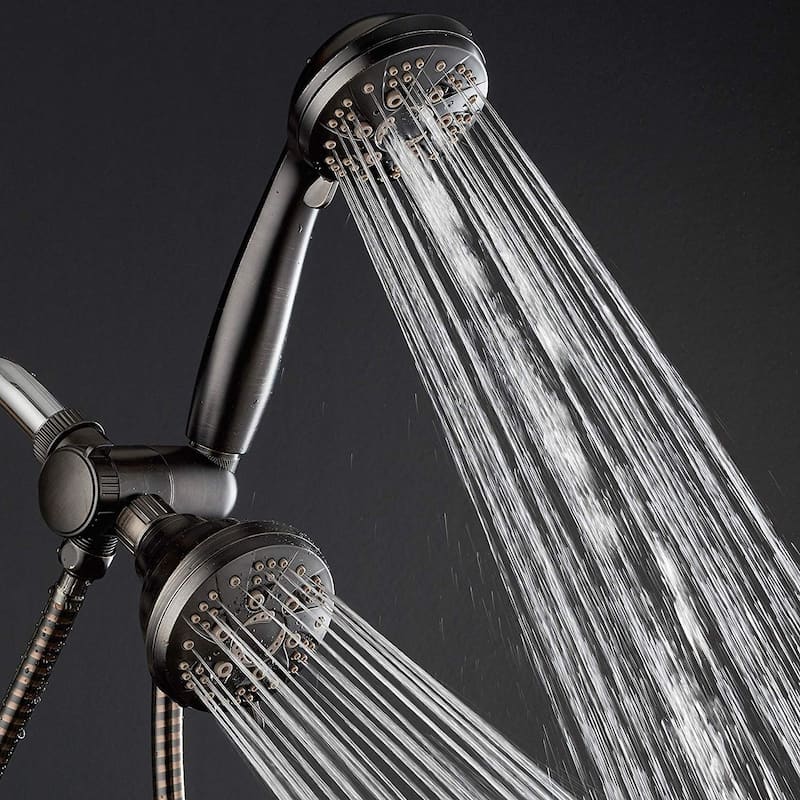 AquaDance Oil Rubbed Bronze High Pressure 6-Setting Showerhead Combo