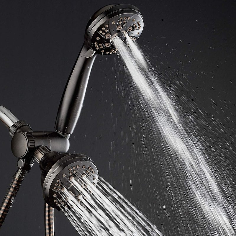 AquaDance Oil Rubbed Bronze High Pressure 6-Setting Showerhead Combo
