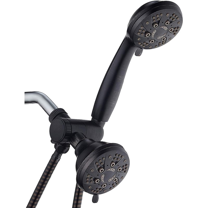AquaDance Oil Rubbed Bronze High Pressure 6-Setting Showerhead Combo