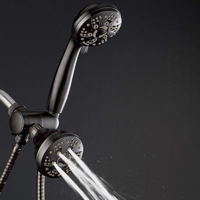 AquaDance Oil Rubbed Bronze High Pressure 6-Setting Showerhead Combo