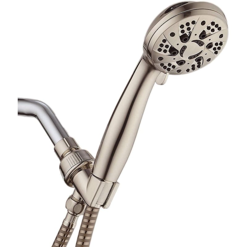 AquaDance Brushed Nickel High Pressure 6 Setting Hand Shower
