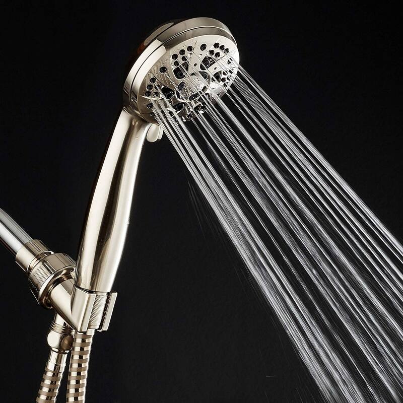 AquaDance Brushed Nickel High Pressure 6 Setting Hand Shower