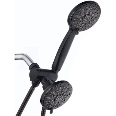 AquaDance Oil Rubbed Bronze 48-Setting Rain Shower head Combo