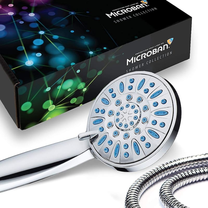 AquaDance Microban Antimicrobial High-Pressure 4-inch Hand Shower