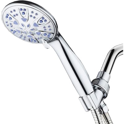 AquaDance Microban Antimicrobial 6 Setting 4 inch Handheld Shower
