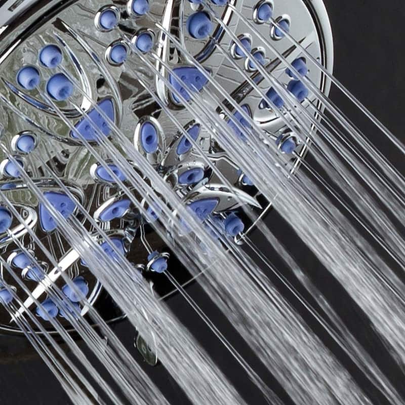 AquaDance Microban Antimicrobial 6 Setting 4 inch Handheld Shower