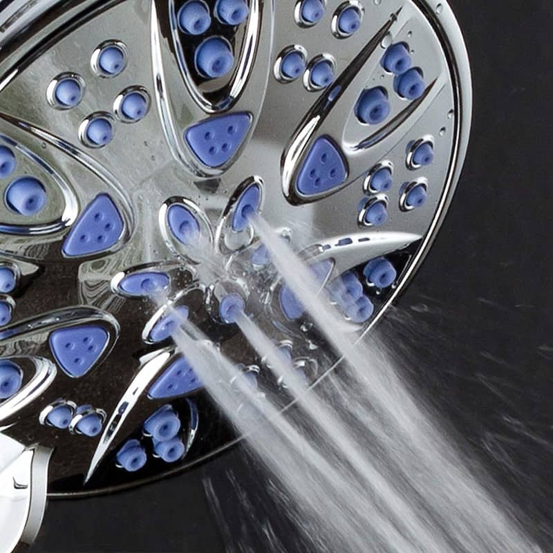 AquaDance Microban Antimicrobial 6 Setting 4 inch Handheld Shower