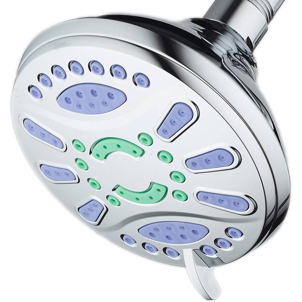 AquaStar All Chrome Finish 4.25 inch Antimicrobial Shower Head