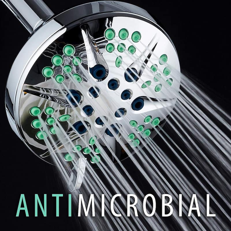 NOTILUS All Chrome Finish Antimicrobial 4.3 inch Shower Head