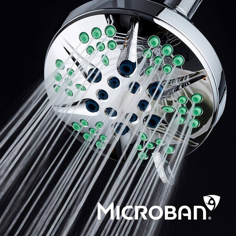 NOTILUS All Chrome Finish Antimicrobial 4.3 inch Shower Head