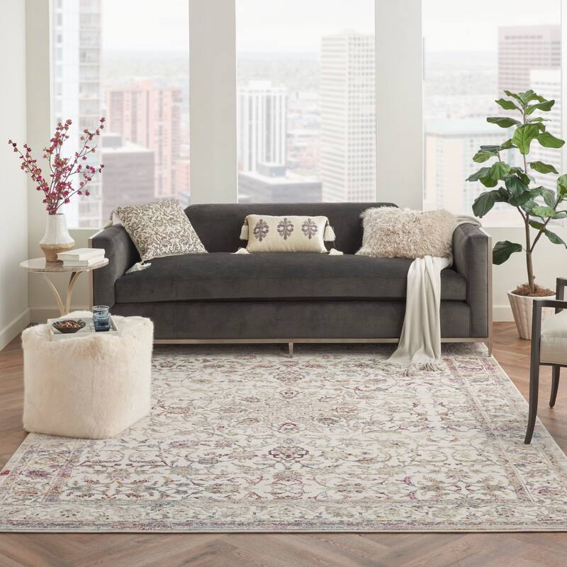 Nourison Vintage Vita Boho Area Rug - 7' 10" x 9' 10" - Ivory/Multi - Runner/Rectangle