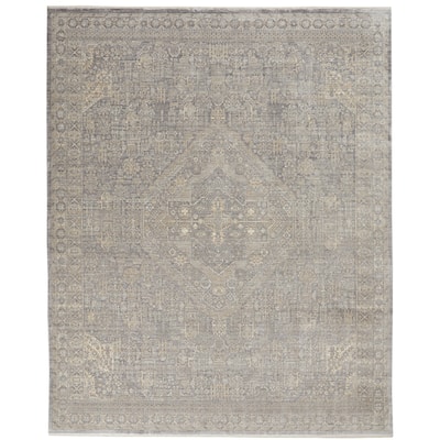 Nourison Silken Weave Contemporary Floral Area Rug
