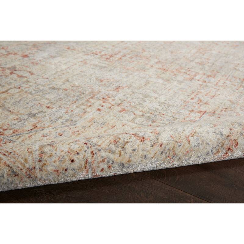 Nourison Silken Weave Contemporary Floral Area Rug