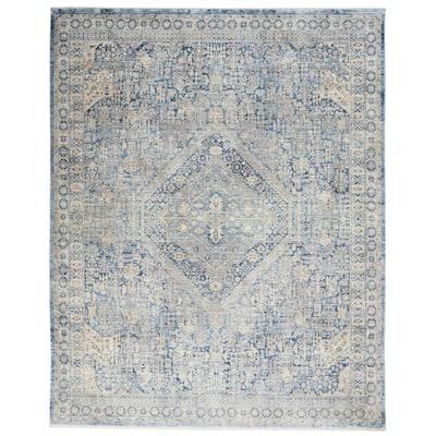 Nourison Silken Weave Contemporary Floral Area Rug