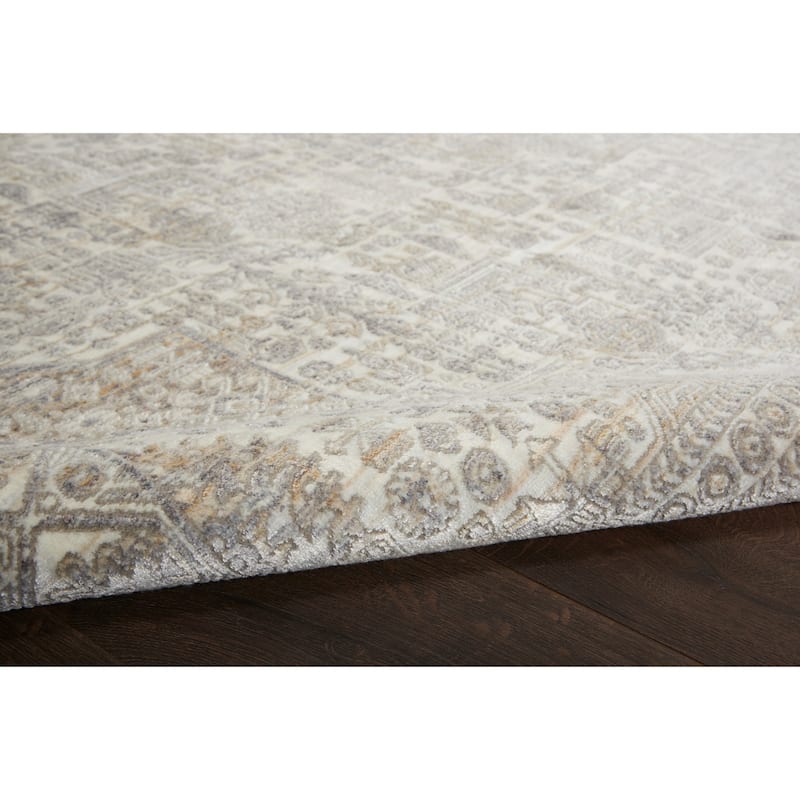 Nourison Silken Weave Contemporary Floral Area Rug