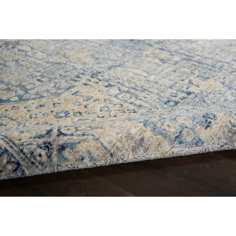 Nourison Silken Weave Contemporary Floral Area Rug