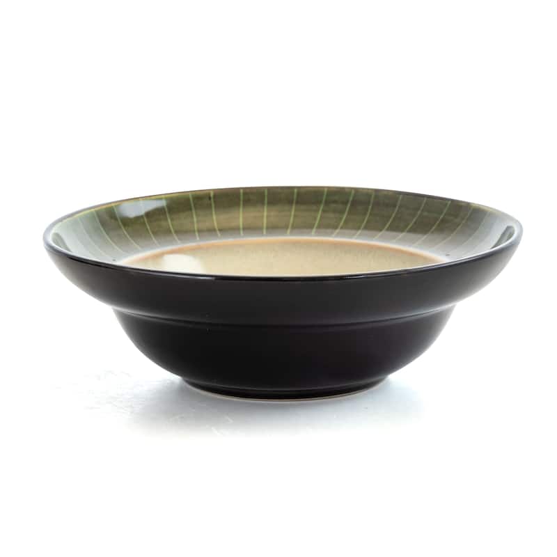 Elama Grand Jade 16 Piece Stoneware Dinnerware Set
