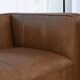 preview thumbnail 6 of 9, Abbyson Hamilton 2 Piece Top Grain Lather Armchair and Sofa Living Room Set