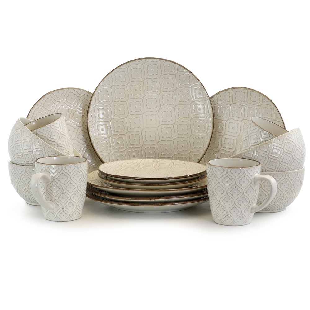 overandback Stardust 16-piece Dinnerware Set