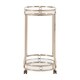 Chesley  Champagne Gold Oval Bar Cart by iNSPIRE Q Bold - N/A - Thumbnail 4