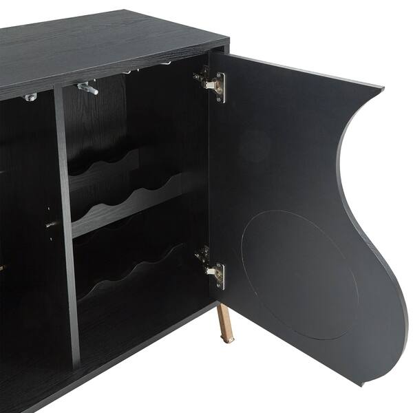 Strick Bolton Alannah Black Gold Wine Cabinet On Strick Bolton Alannah Black