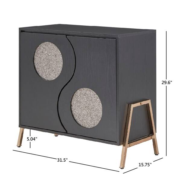 Strick Bolton Alannah Black Gold Wine Cabinet On Strick Bolton Alannah Black