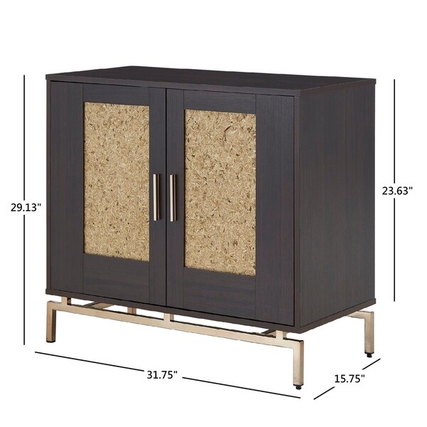 Edgewood Dark Cherry Finish Wine Cabinet by iNSPIRE Q Bold