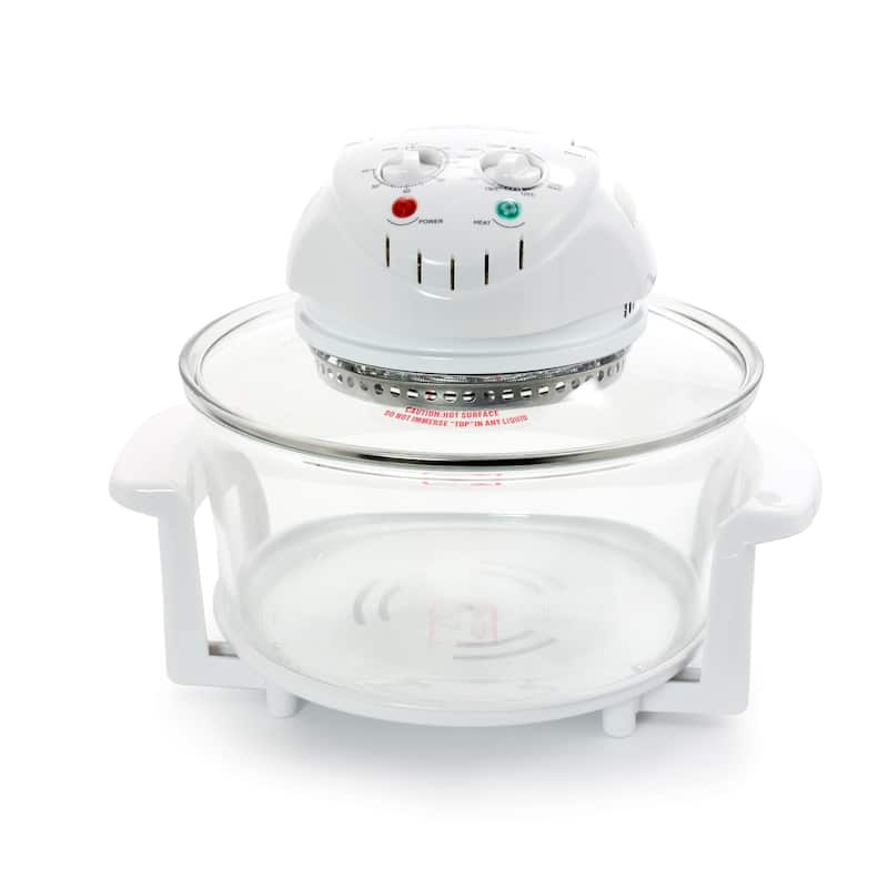 Megachef Multipurpose Countertop Halogen Oven Air Fryer in White