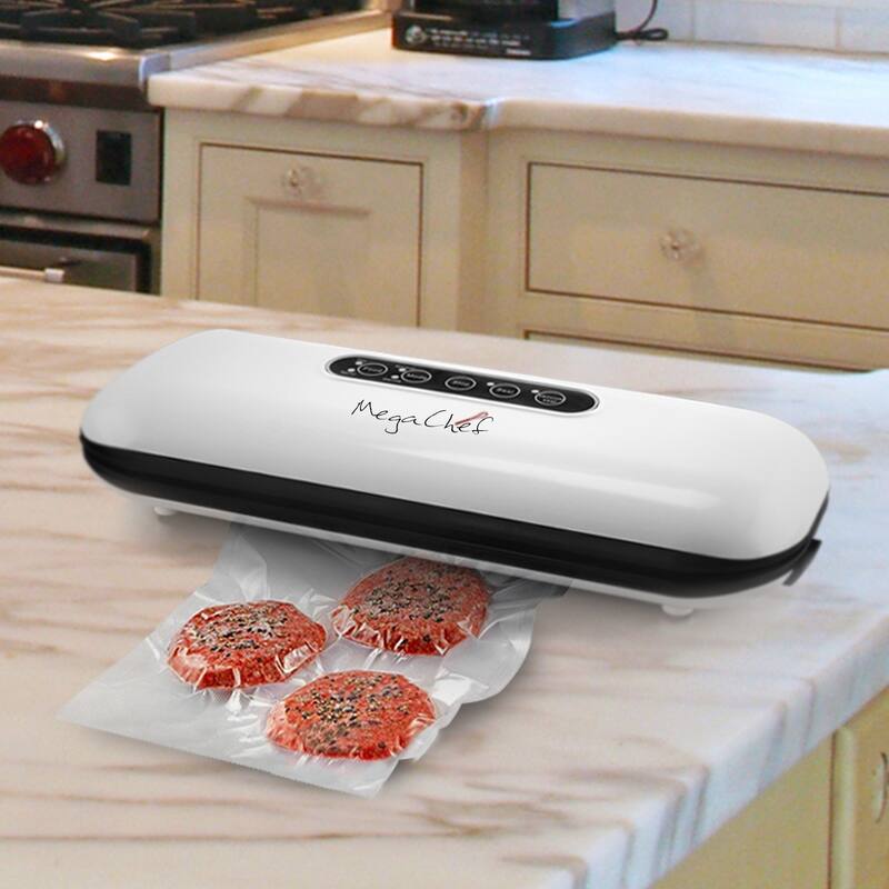 MegaChef Home Vacuum Sealer and Food Preserver with Extra Bag