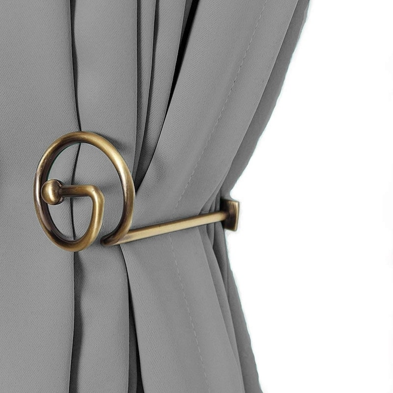 Copper Grove Klosterneuberg Circling Curtain Holdbacks (Set of 2) - N/A